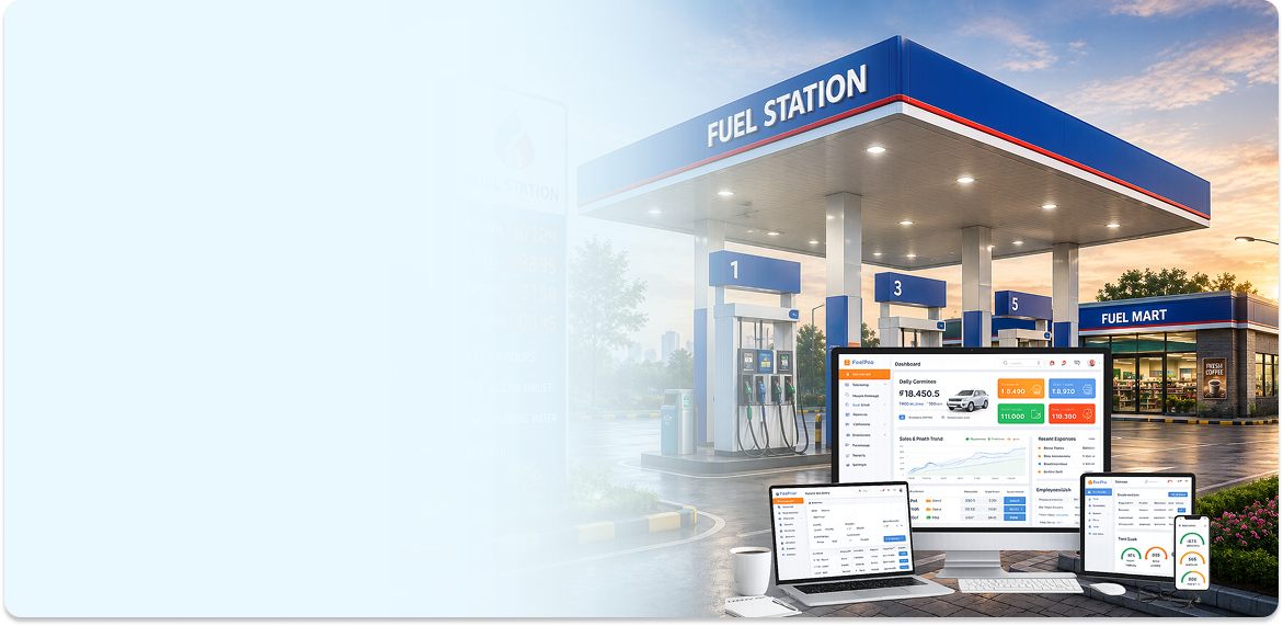 FuelPro Petrol Pump Software product interface